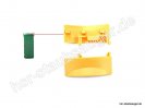 Gelbe Verschlussklappe für Filterkassette, geeignet für Vorwerk Kobold 122